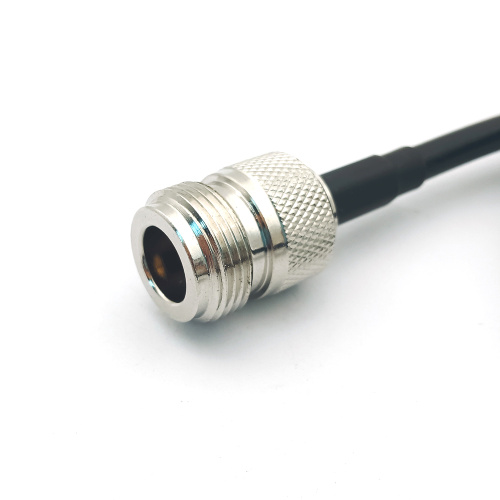 Straight Bulkhead Female N-Type Coaxial Cable Connector