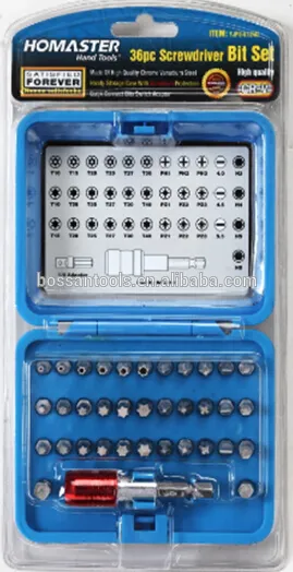 36pc Mini Screwdriver bits set