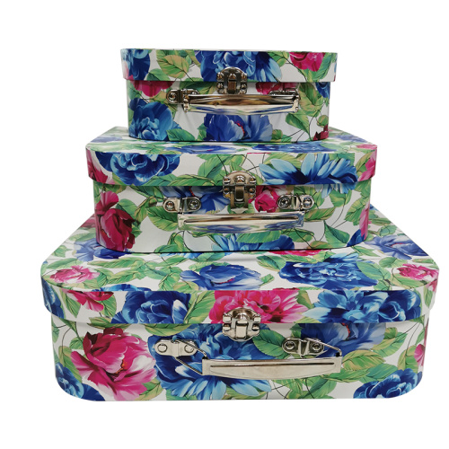 Colorful paper Packaging Box with Metal Lock