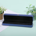 Blue Leather Jewelry Box