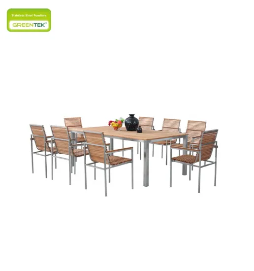 Teak Dining And Teak Chair Dining Set Table