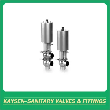 3A clamp Sanitary double seat mixproof valves