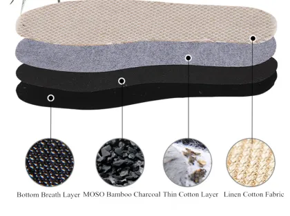 Bamboo Charcoal Soft Shoe Insoles