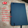 Black Soft Touch Paper Custom A5 Notebook Stampa