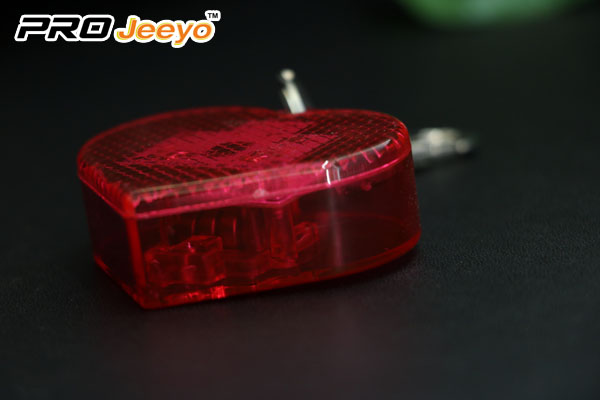 LED Hi Vis Safety Children School Bag Red Keychain RB-501D 2