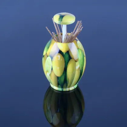 Automatic Pressure Toothpick Holders: Decorative Press-Type Household Storage Box