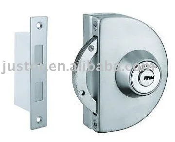 glass door cylinder lock