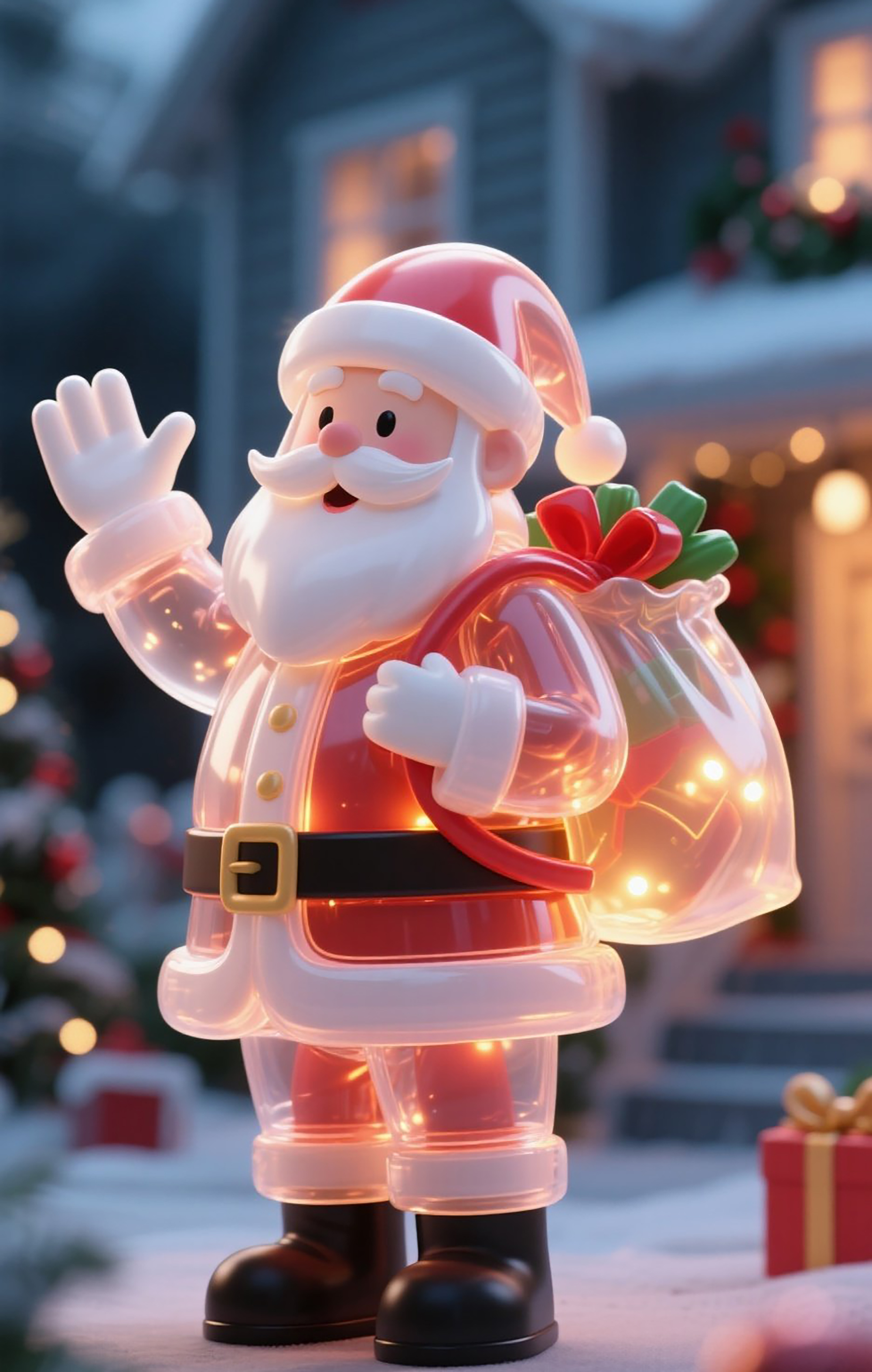 Christmas snowman night light