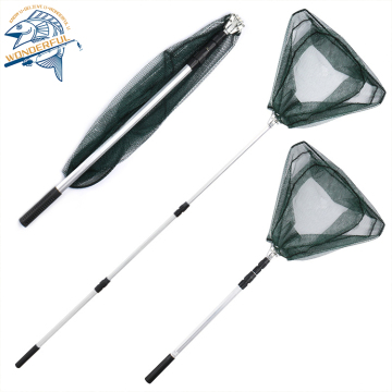 Fishing Landing Net with Telescoping Pole - Freshwater Net for Kids and Adults (40-63 Inches)