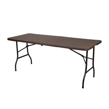 BROWN Hot Sale Wicker Rattan Folding Table