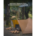 Tenda con zaino in spalla con marcia in spalla in nylon RIPSTOP NYLON RIPSTOP