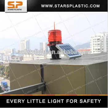 Solar Aviation Obstruction Warning Light
