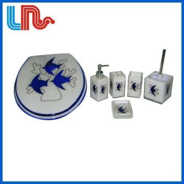 2015 hot sales decorated toilet seat cover