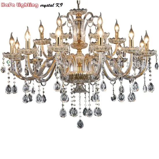 K9 Crystal Modern LED Chandeliers and Pendants - Silver/Gold OEM ODM Service
