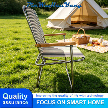 Cómoda silla de camping individual plegable