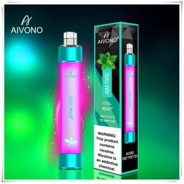 도매 LED AIVONO AIM FIRE 1000 PUFFS VAPE