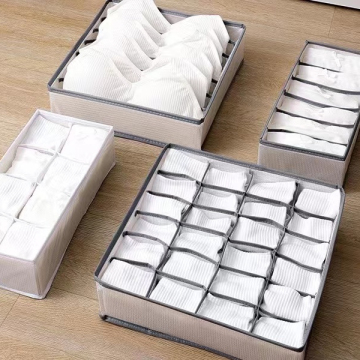 Foldable Mesh Storage Box for Underwear and Socks