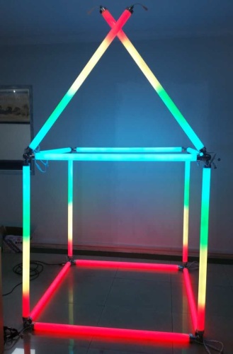 Iluminação em tubo 3D Magic Madrix com alteração de cor