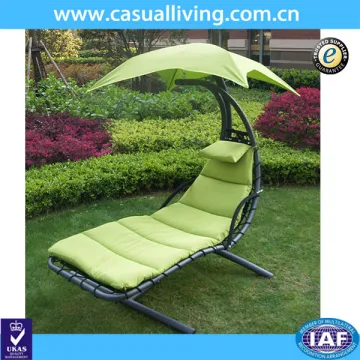 Dream Chair Suspended Lounger With Umbrella, in Apple Green