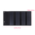 Sun power 50W 5V Foldable Solar Panel Solar Cells Folding Pack 10 in1 USB Cable Portable Solar Battery Charger for Phone Camping