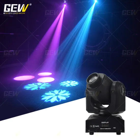 60W LED Mini Beam DMX Gobo Spot Moving Head Light for DJ Clubs