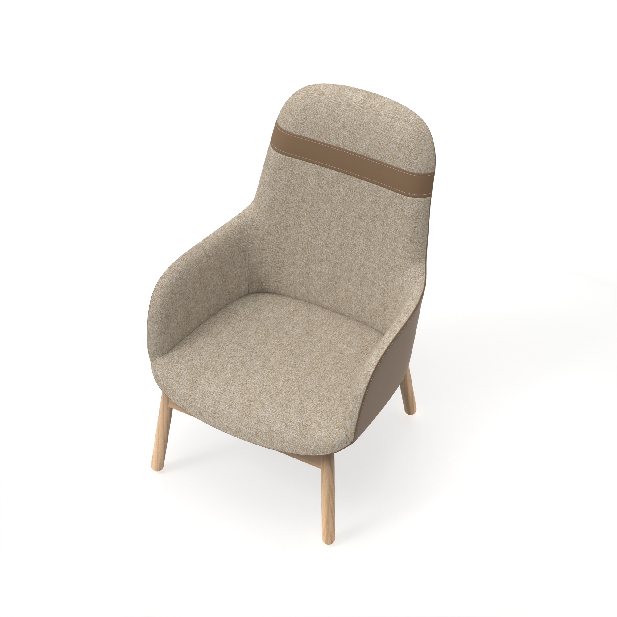 High Back Armchair