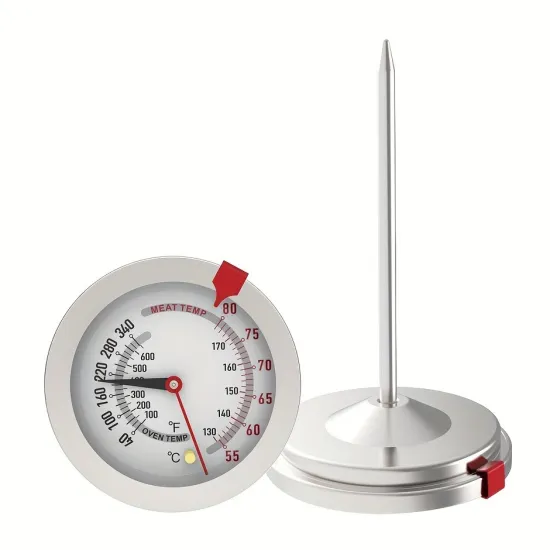 Dial Thermometer  Stainless Steel Stem portable bbg grills charcoal  Meat  thermometer