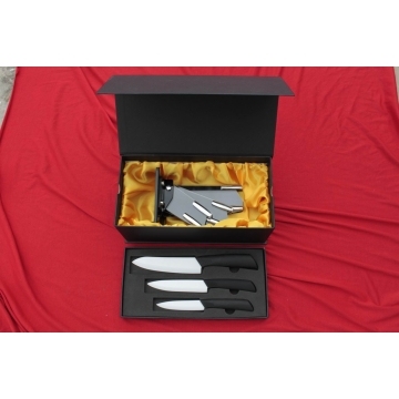 3Pcs Kitchen Knives Knife Set , Ceramic Knife Chef Knives