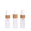 5ml Amber Glass Spray Bottle with Bamboo Pump