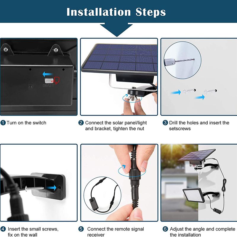 48 Led Solar Light With Remote 2