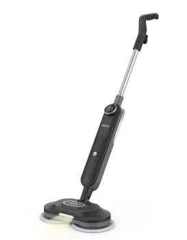 360 Spin Rotate Rechargeable Electric Mop with Steam Spray and Water Tank