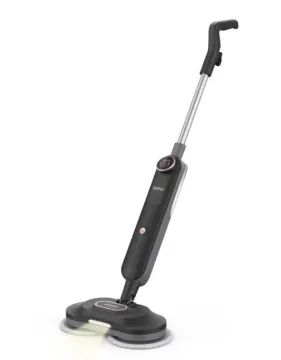 360 Spin Rotate Rechargeable Electric Mop with Steam Spray and Water Tank