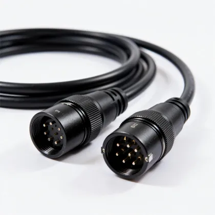 Threaded Circular Connectors - 8 Pin Solder Connector