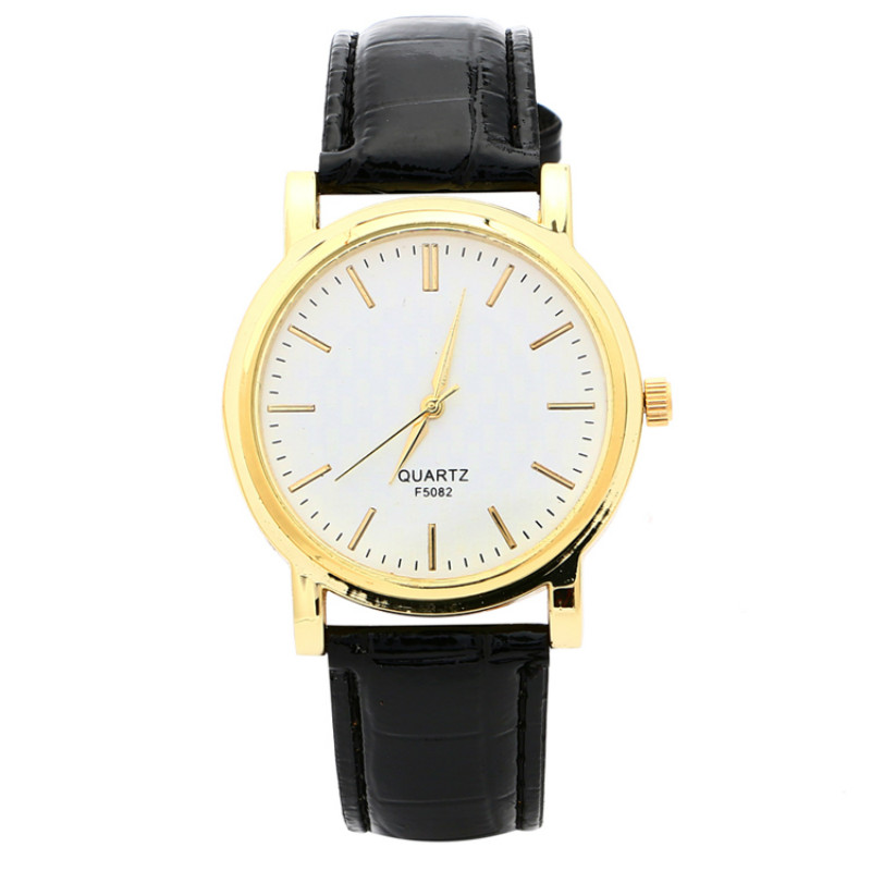 Simple Style Women Leather Wrist Watch