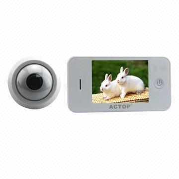 Thin design 3.5-inch door viewer, simple and safe for operation