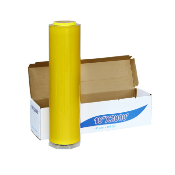 professional plastic food wrap film with slide cutter