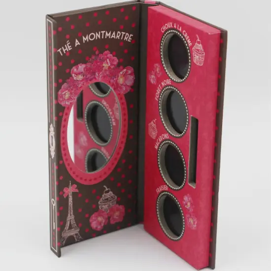 Empty Eyeshadow Compact Packaging 4+1 Wholesale