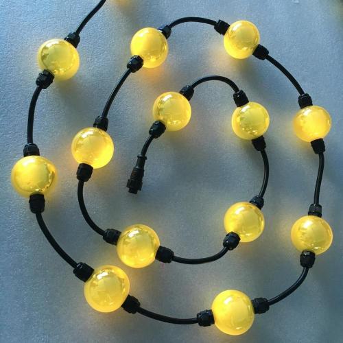 Gold Farbe LED DMX RGB Ball String Licht