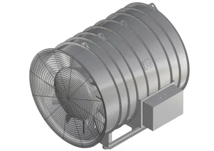 Mixed-flow high-pressure custom fan