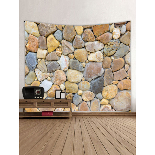 Cobblestone Wall Tapestry Nature Tapestry Wall Hanging Polyester 3D Print Tapestry for Livingroom Bedroom Home Dorm Decor