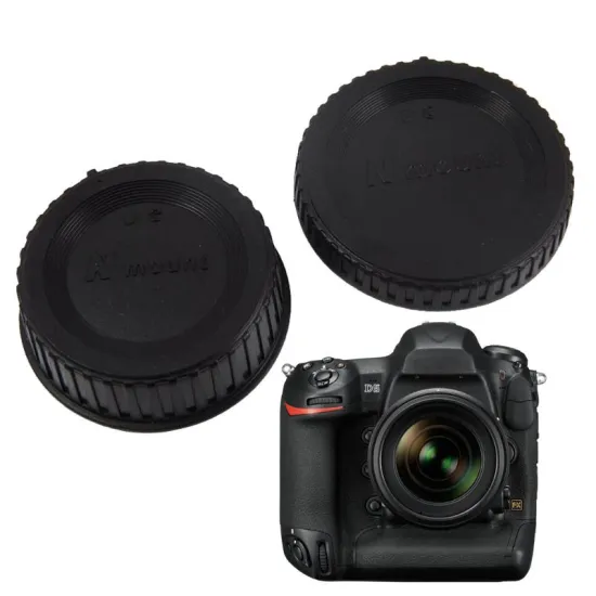 F Mount Rear Lens Cap Cover + Camera Front Body Cap For N-ikon F DSLR and AI Lens Replace BF-1B LF-4