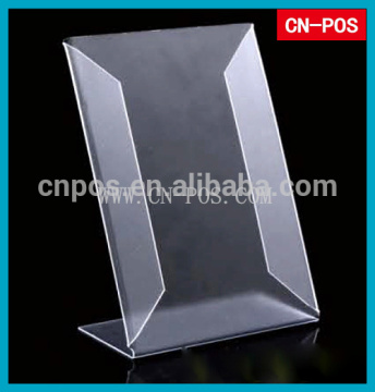 displayed plastic vertical paper holder