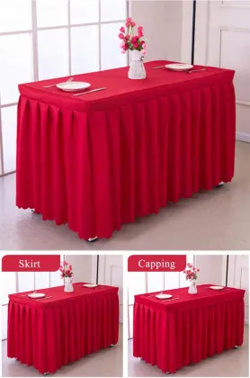 Fancy Beautiful Table Cloth Cover Skirt