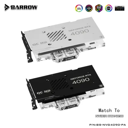 Barrow 4090 Waterblock for NVIDIA RTX 4090 Founder Edition GPU Water Cooler