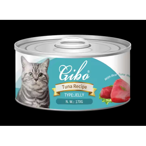 Deliciosos alimentos enlatados de gatos orgânicos com nutrientes essenciais