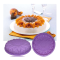 Moules de gâteau en silicone de forme de fleur personnalisée