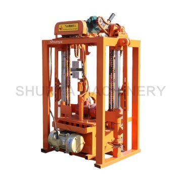 Movable Small Egg Laying Concrete Block Making Machine QM2-45 Brick Production Machine
