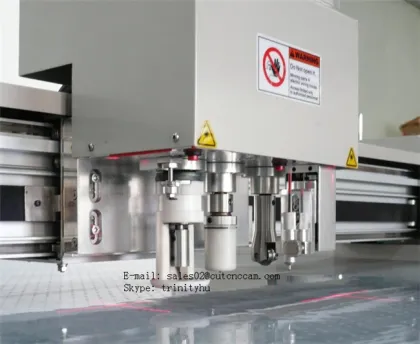 coroplast sheet cutting folding sample making machine