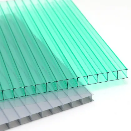 Transparent 12mm multi-layer PC hollow solar panel