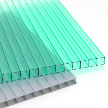 蓝色聚碳酸酯空心PC板用于屋顶